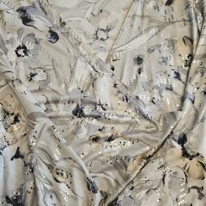 Sequined bell sleeved blouse